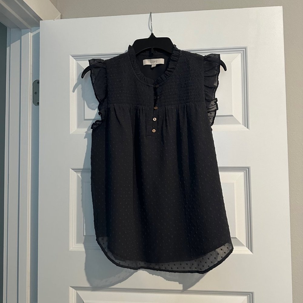 Loft Short Sleeve Dressy Top